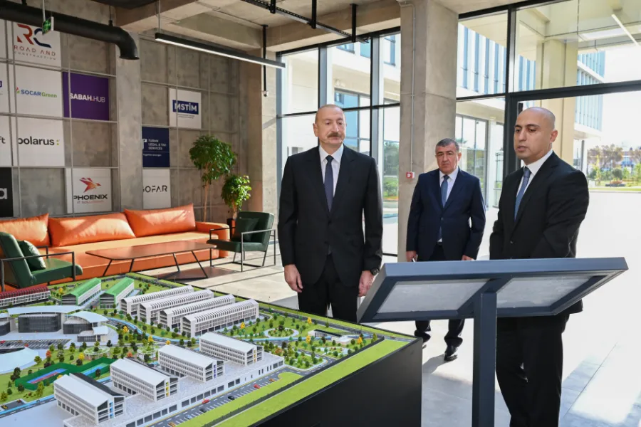 President Ilham Aliyev attends opening of first phase of SABAH.city innovation campus - PHOTO — 8