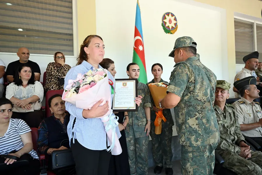 В Военном институте имени Гейдара Алиева прошла церемония присяги молодых курсантов — 9