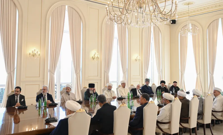 Prezident Bakıda keçirilən beynəlxalq konfransların iştirakçılarını qəbul etdi - YENİLƏNDİ — 2