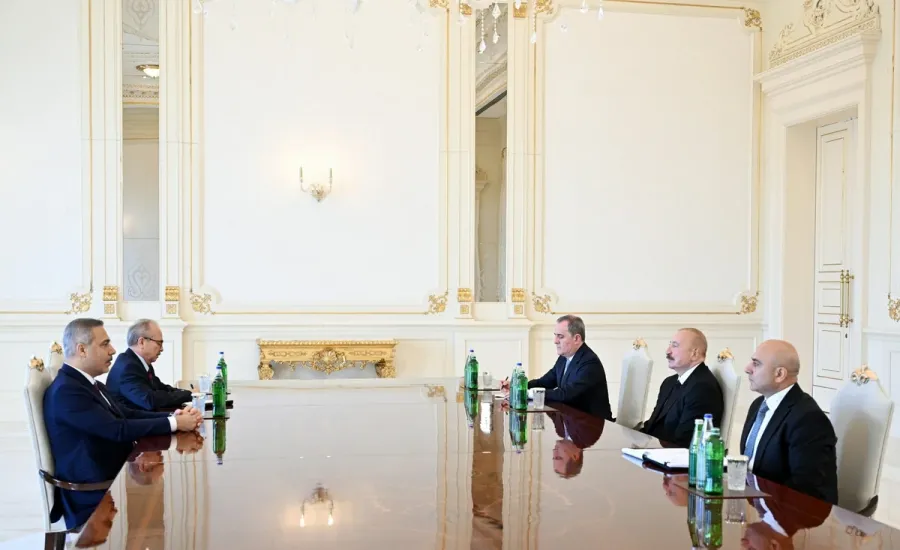 President Ilham Aliyev receives Minister of Foreign Affairs of Türkiye