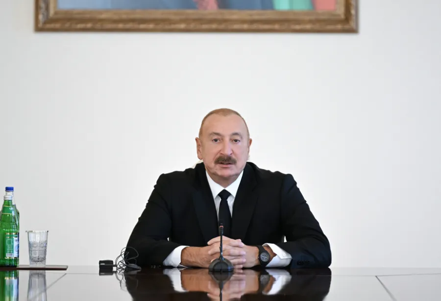 İlham Əliyev beynəlxalq konfransın iştirakçılarına müraciət ünvanladı