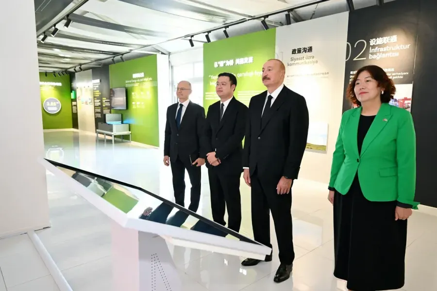 President Ilham Aliyev attends inauguration of Gobustan Solar Power Plant