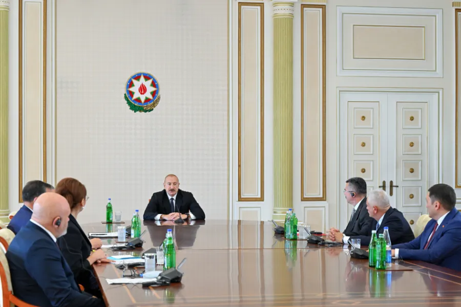 Prezident TDT-yə üzv ölkələrin təhlükəsizlik üzrə rəhbər şəxslərini qəbul etdi — 1