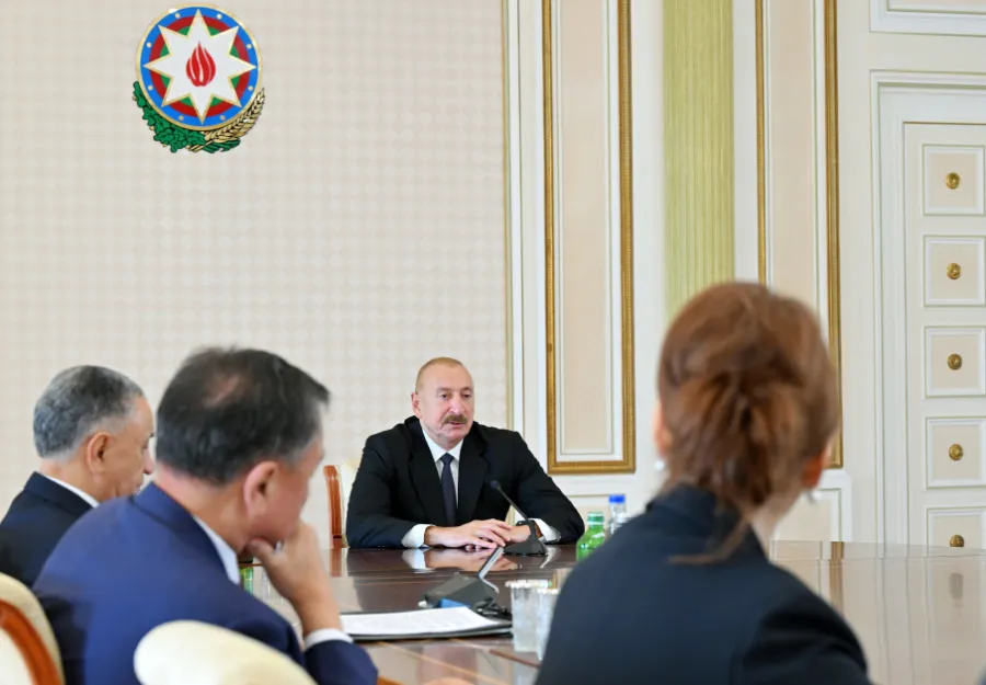 Prezident TDT-yə üzv ölkələrin təhlükəsizlik üzrə rəhbər şəxslərini qəbul etdi — 3
