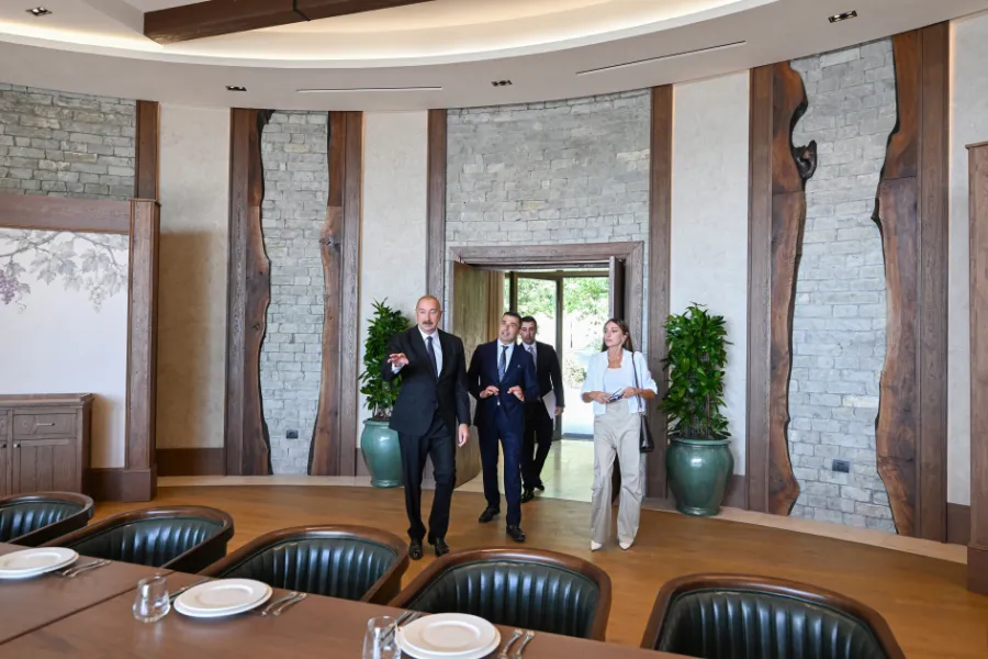 Prezident “Meysari Grand Hotel & SPA” kompleksinin açılışında iştirak etdi - YENİLƏNDİ — 3