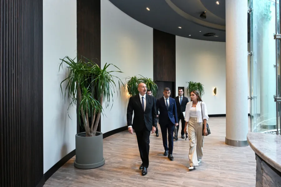 Prezident “Meysari Grand Hotel & SPA” kompleksinin açılışında iştirak etdi - YENİLƏNDİ — 5