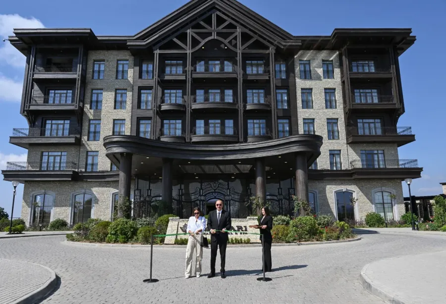 President Ilham Aliyev attends opening of Meysari Grand Hotel & SPA complex in Shamakhi