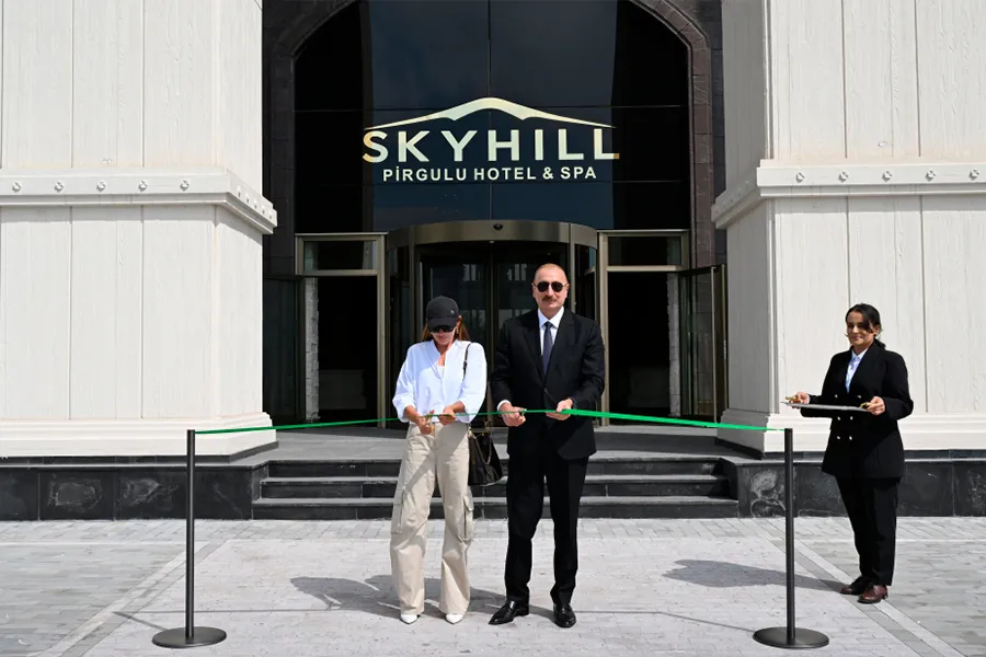 Prezident "Pirqulu Park" hotelinin açılışında iştirak etdi - YENİLƏNDİ