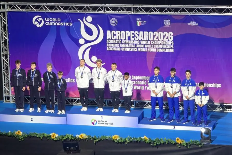 Yeniyetmə akrobatlarımız Dünya yarışında iki medal qazandılar