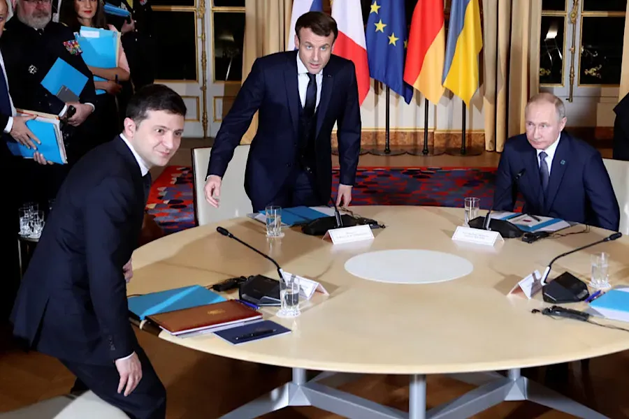 “Sitting across from Putin…” — Zelensky