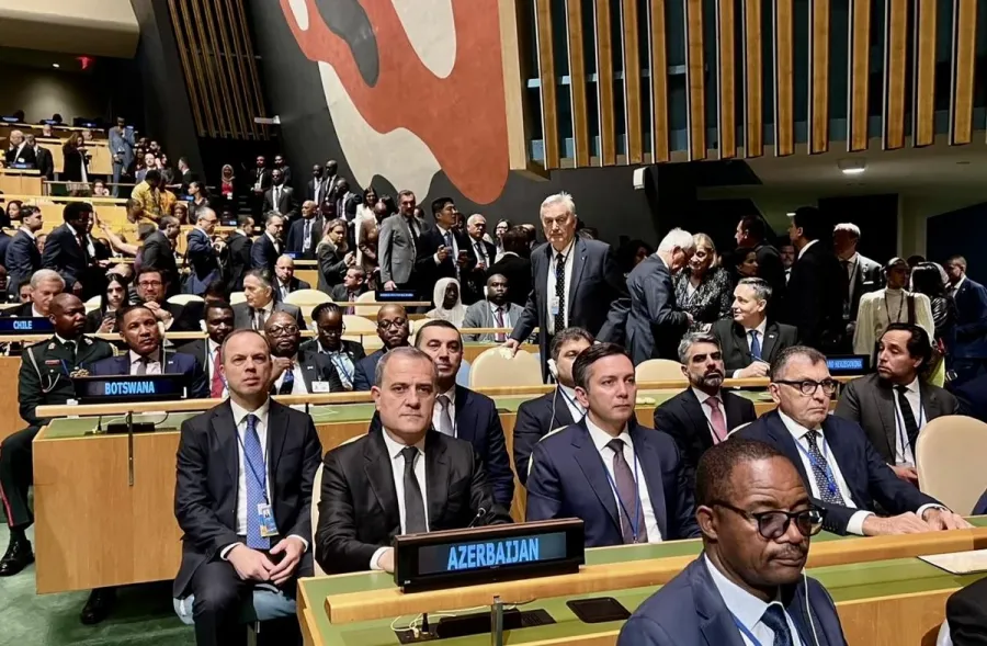 Jeyhun Bayramov attends opening of UN General Assembly debate