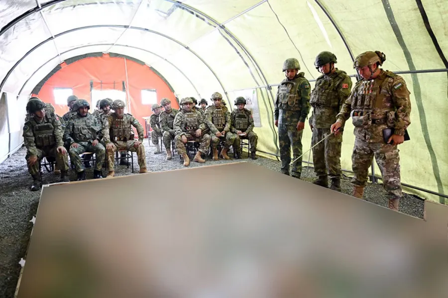     Üç qardaş ölkənin hərbçiləri Azərbaycanda gücünü birləşdirdi — 11