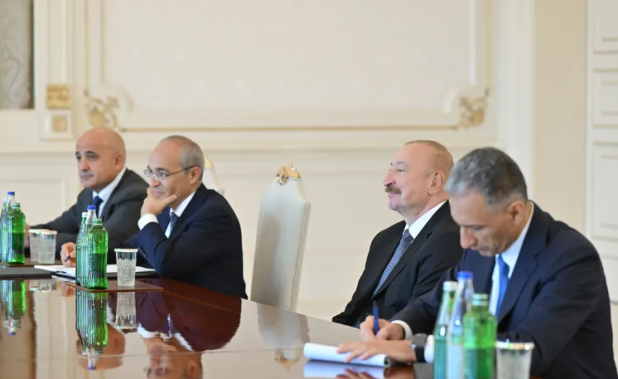 Prezident Çin və İtaliya şirkətlərinin rəhbər şəxslərini qəbul etdi — 5