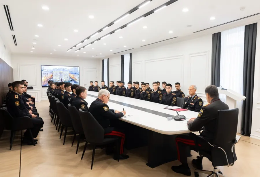 Vilayət Eyvazov xaricdə Polis Akademiyalarına ezam olunan kursantları qəbul etdi — 2