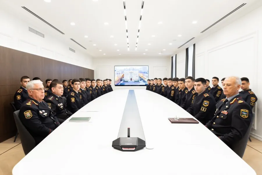 Vilayət Eyvazov xaricdə Polis Akademiyalarına ezam olunan kursantları qəbul etdi — 3