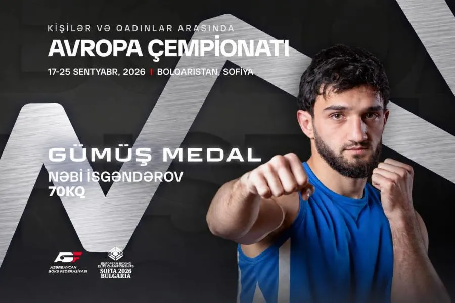 Avropa çempionatında böyük uğur! Boksçumuz fəxri kürsüyə qalxdı