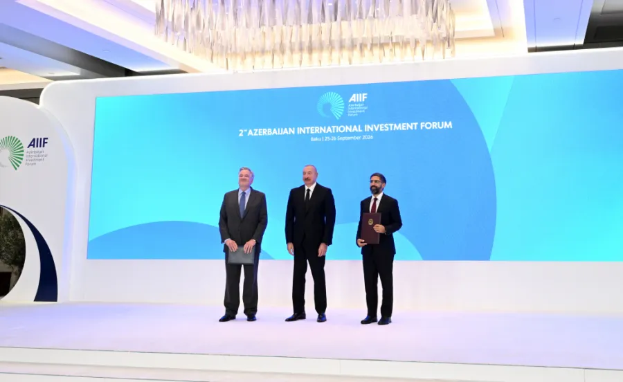 II Azərbaycan Beynəlxalq İnvestisiya Forumunda sənədlər mübadilə edildi - YENİLƏNDİ — 1