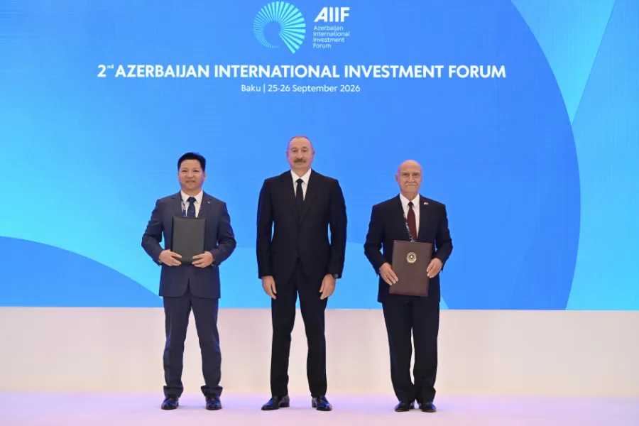 II Azərbaycan Beynəlxalq İnvestisiya Forumunda sənədlər mübadilə edildi - YENİLƏNDİ — 2