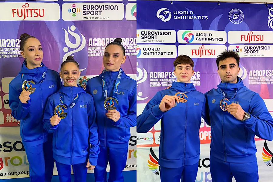 Akrobatlarımız dünya çempionu oldular