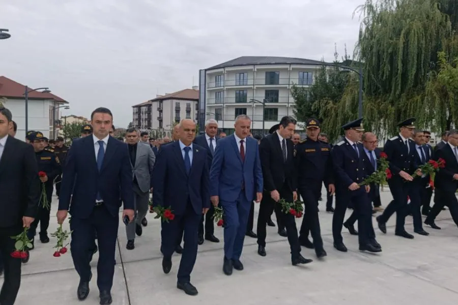 Xankəndidə Zəfər parkına yürüş olub