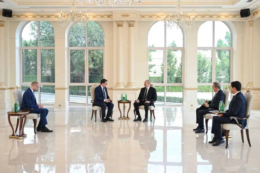 Prezident səfiri qəbul edib - FOTOLAR — 3