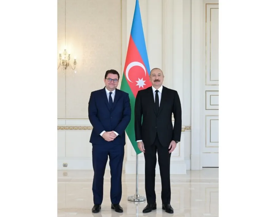 Prezident səfiri qəbul edib - FOTOLAR — 4