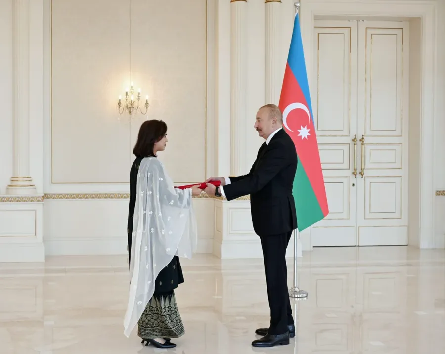 Prezident səfiri qəbul edib - FOTOLAR — 10