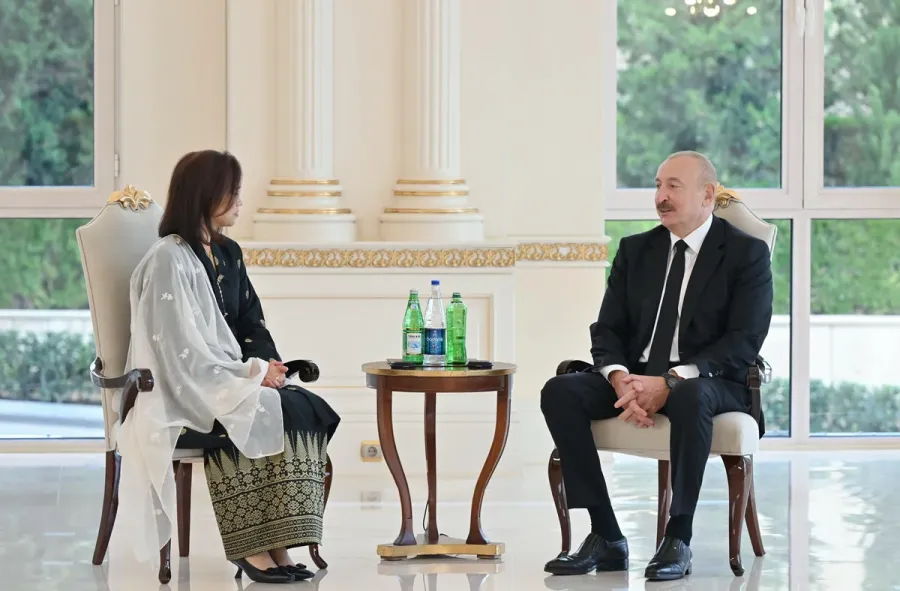 Prezident səfiri qəbul edib - FOTOLAR — 13