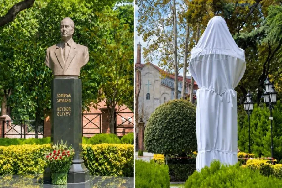 Armenian national to stand trial over damage to Aliyev bust