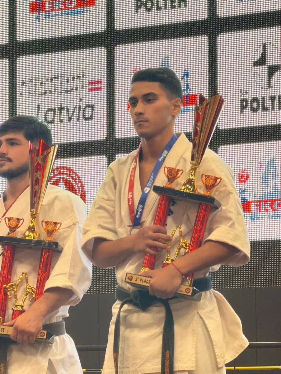 Riqada Azərbaycan bayrağı dalğalandı: Karateçilərimiz Avropa çempionatından medallarla dönür! — 3
