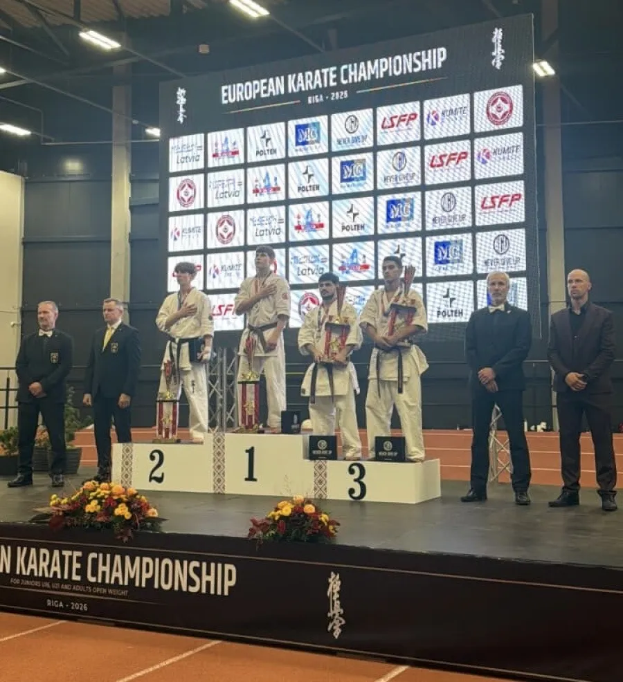 Riqada Azərbaycan bayrağı dalğalandı: Karateçilərimiz Avropa çempionatından medallarla dönür! — 4