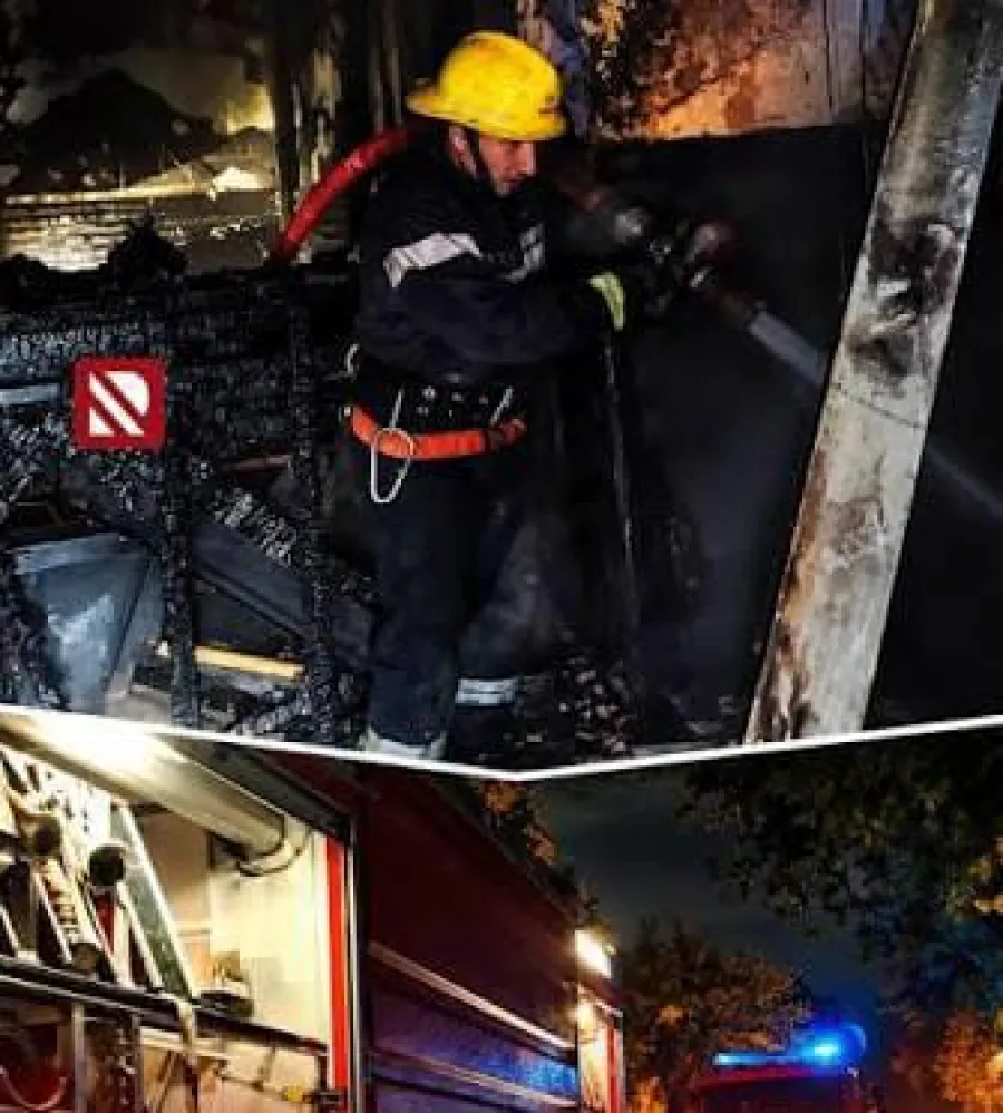 В Баку сгорел ресторан