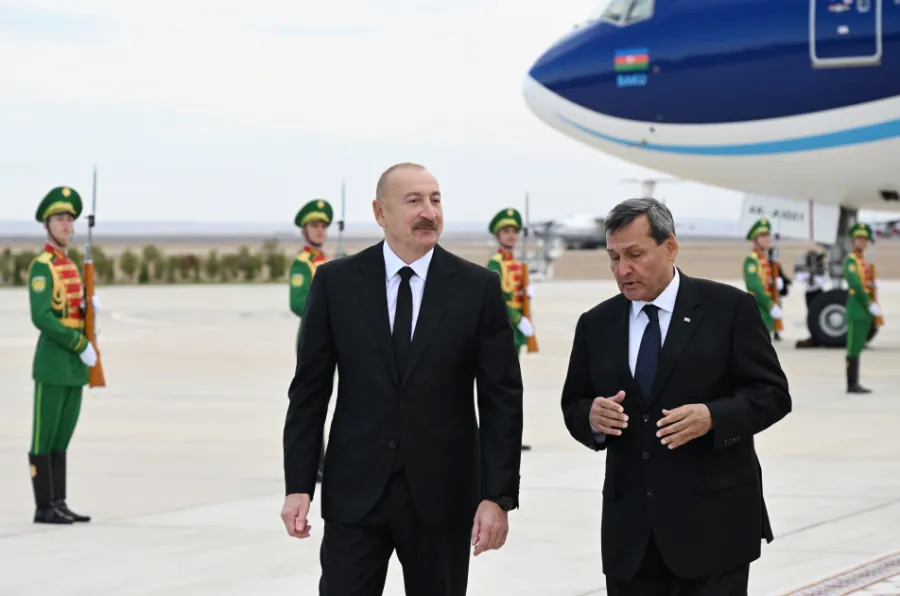 İlham Əliyev Türkmənistanda səfərdədir — 3