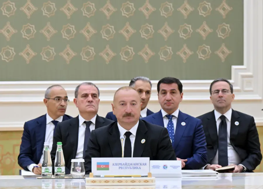 Ilham Aliyev attends event in Turkmenbashi 