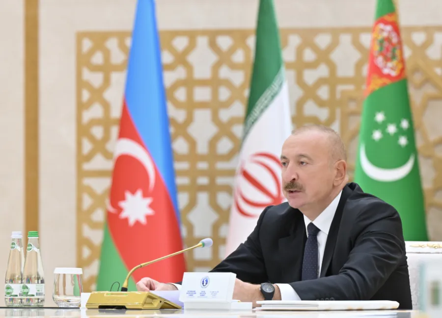 Türkmənbaşıda Xəzər Ekoloji Sammitinin geniş tərkibdə iclası keçirilir - FOTOLAR — 1
