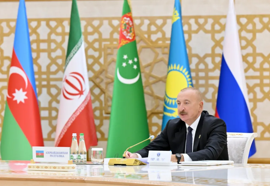 Türkmənbaşıda Xəzər Ekoloji Sammitinin geniş tərkibdə iclası keçirilir - FOTOLAR — 2