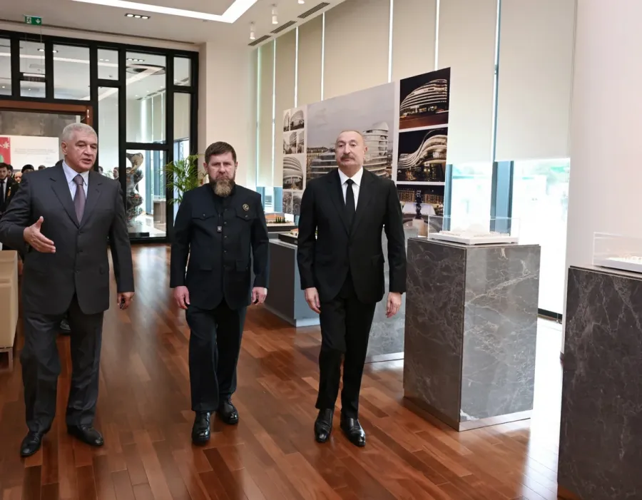 İlham Əliyev Kadırova Bakının dəyişən simasını göstərdi — 3