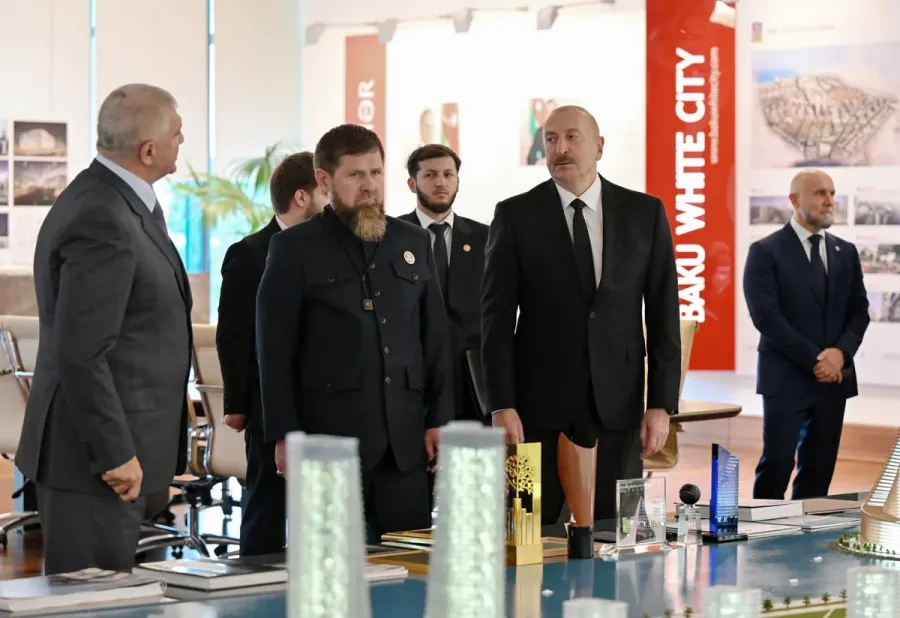 İlham Əliyev Kadırova Bakının dəyişən simasını göstərdi — 6