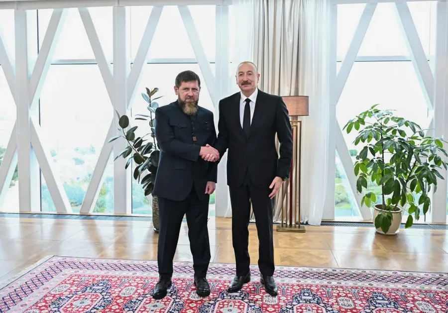 İlham Əliyev və Ramzan Kadırov birgə nahar ediblər - FOTOLAR  — 2