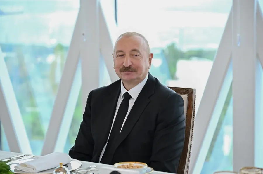 İlham Əliyev və Ramzan Kadırov birgə nahar ediblər - FOTOLAR  — 4