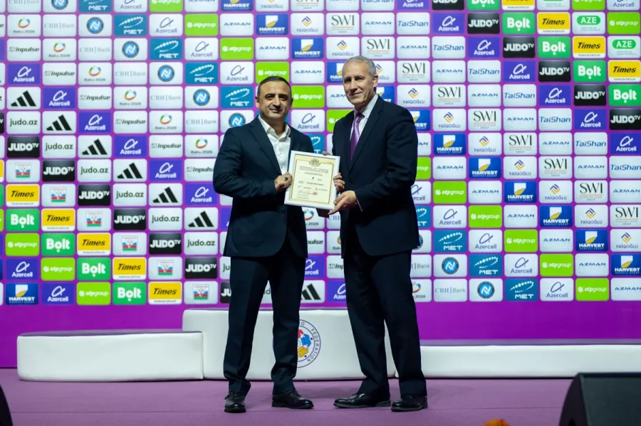 Cüdo nümayəndələrimizə sertifikatlar verildi — 2
