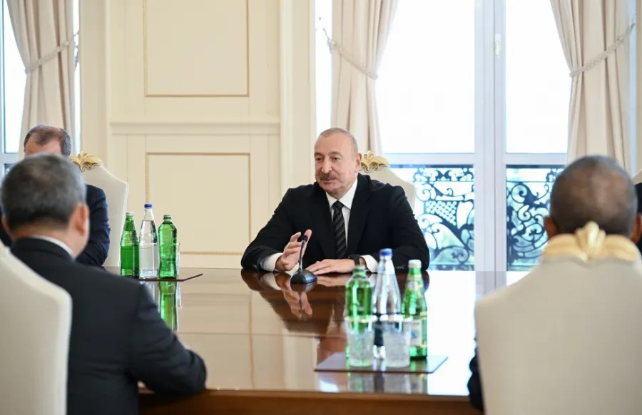 Prezident Kambocanın Baş naziri ilə geniş tərkibdə görüşü olub - FOTO — 4