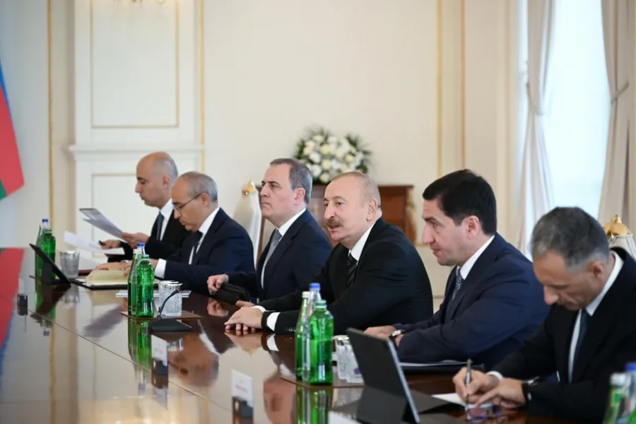 Prezident Kambocanın Baş naziri ilə geniş tərkibdə görüşü olub - FOTO — 6