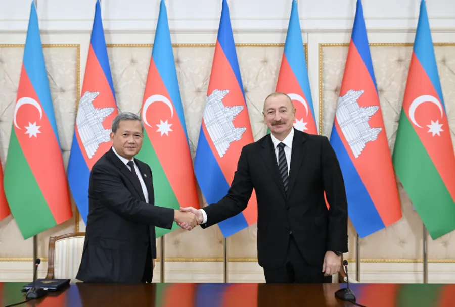İlham Əliyev və Kambocanın Baş naziri mətbuata bəyanatlarla çıxış ediblər — 1