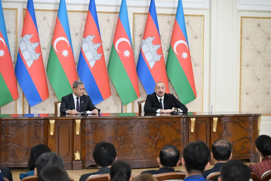 İlham Əliyev və Kambocanın Baş naziri mətbuata bəyanatlarla çıxış ediblər — 6