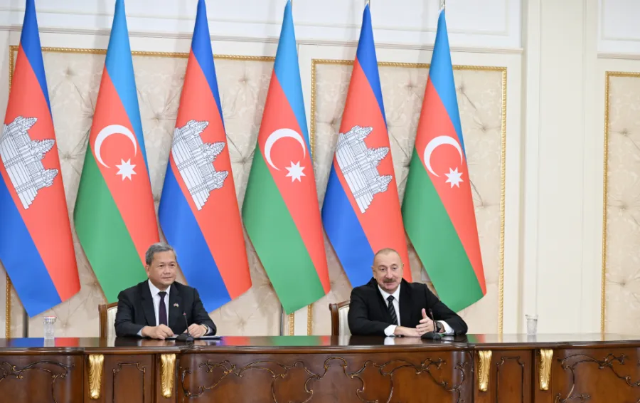 İlham Əliyev və Kambocanın Baş naziri mətbuata bəyanatlarla çıxış ediblər — 7