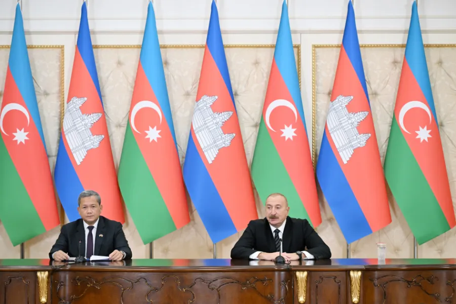 İlham Əliyev və Kambocanın Baş naziri mətbuata bəyanatlarla çıxış ediblər — 9