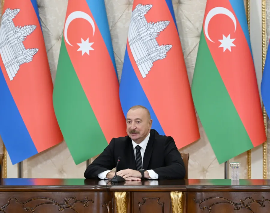 İlham Əliyev və Kambocanın Baş naziri mətbuata bəyanatlarla çıxış ediblər — 10