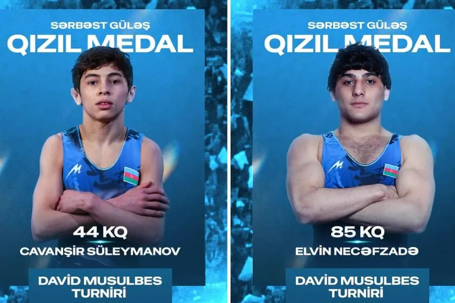 Azərbaycan güləşçiləri Rusiyada çempion oldu