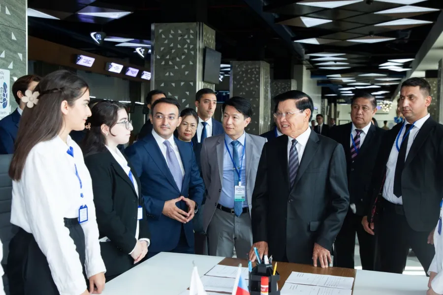 Laos Prezidenti “ASAN xidmət”də - FOTOLAR — 2